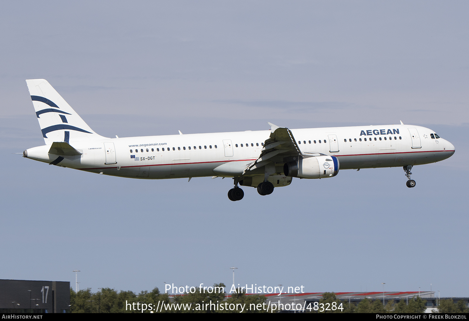 Aircraft Photo of SX-DGT | Airbus A321-231 | Aegean Airlines | AirHistory.net #483284