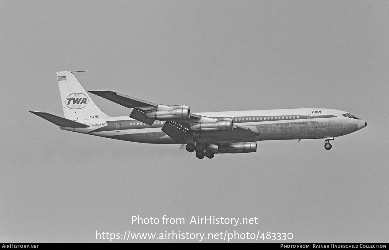 Aircraft Photo of N18712 | Boeing 707-331B | Trans World Airlines - TWA | AirHistory.net #483330