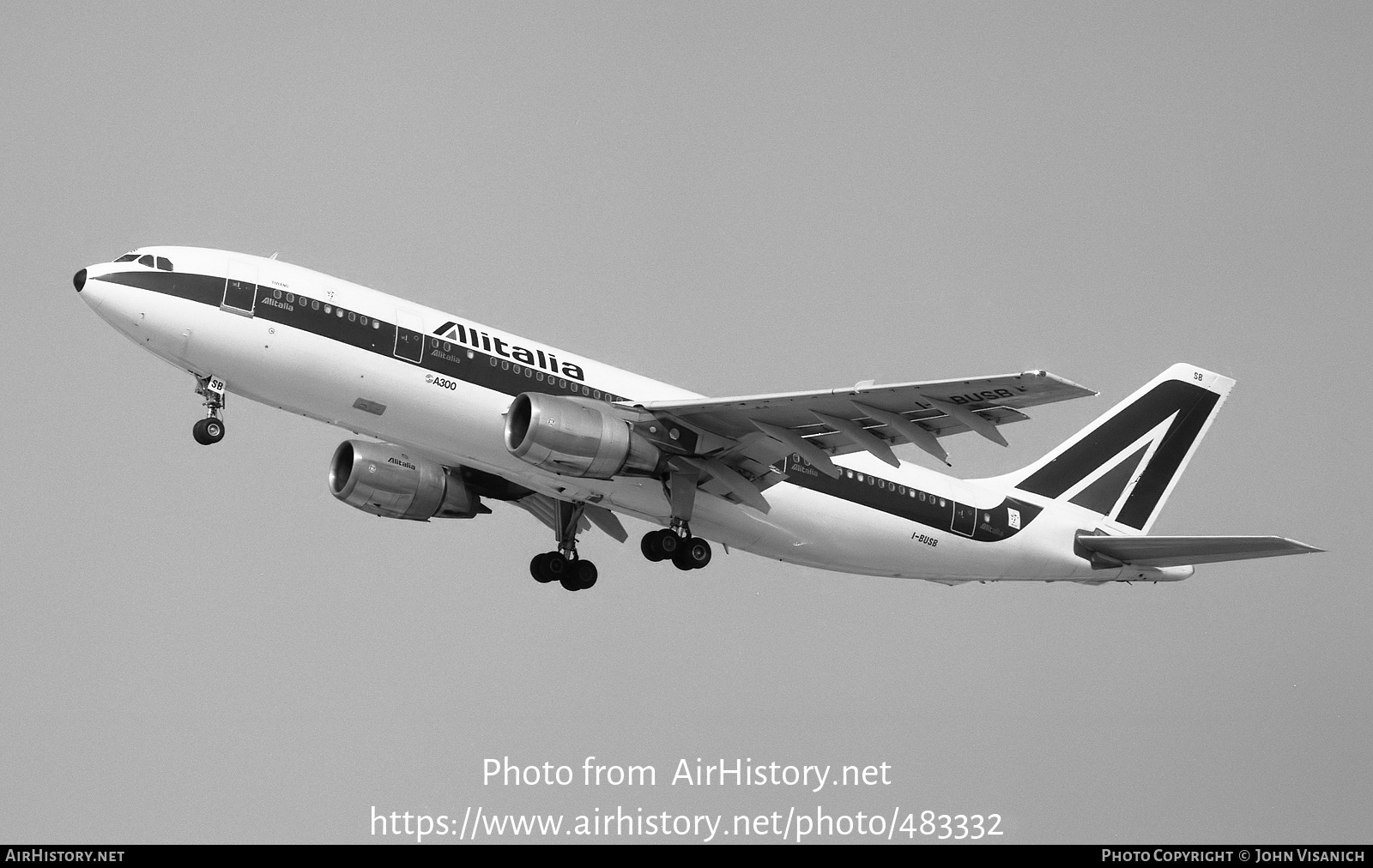 Aircraft Photo of I-BUSB | Airbus A300B4-203 | Alitalia | AirHistory.net #483332