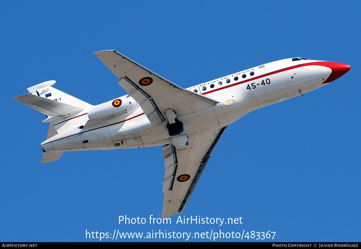 Aircraft Photo of T.18-1 | Dassault Falcon 900B | Spain - Air Force | Reino de España | AirHistory.net #483367