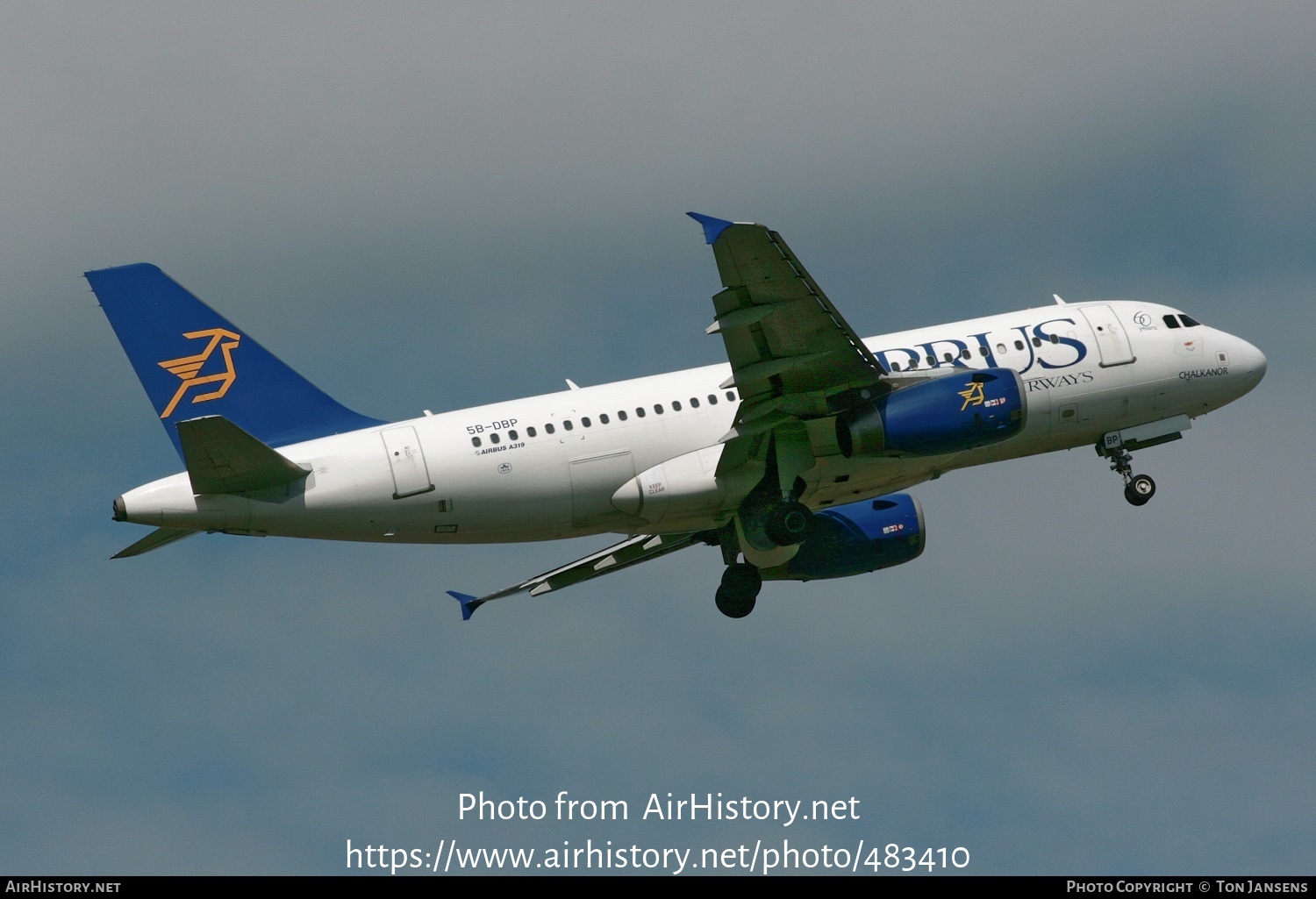 Aircraft Photo of 5B-DBP | Airbus A319-132 | Cyprus Airways | AirHistory.net #483410