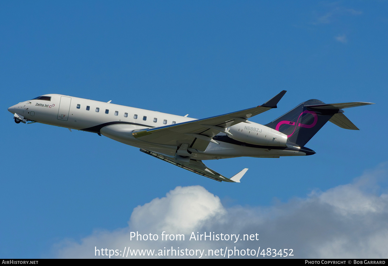 Aircraft Photo of N688ZJ | Bombardier Global 6000 (BD-700-1A10) | Zetta Jet | AirHistory.net #483452