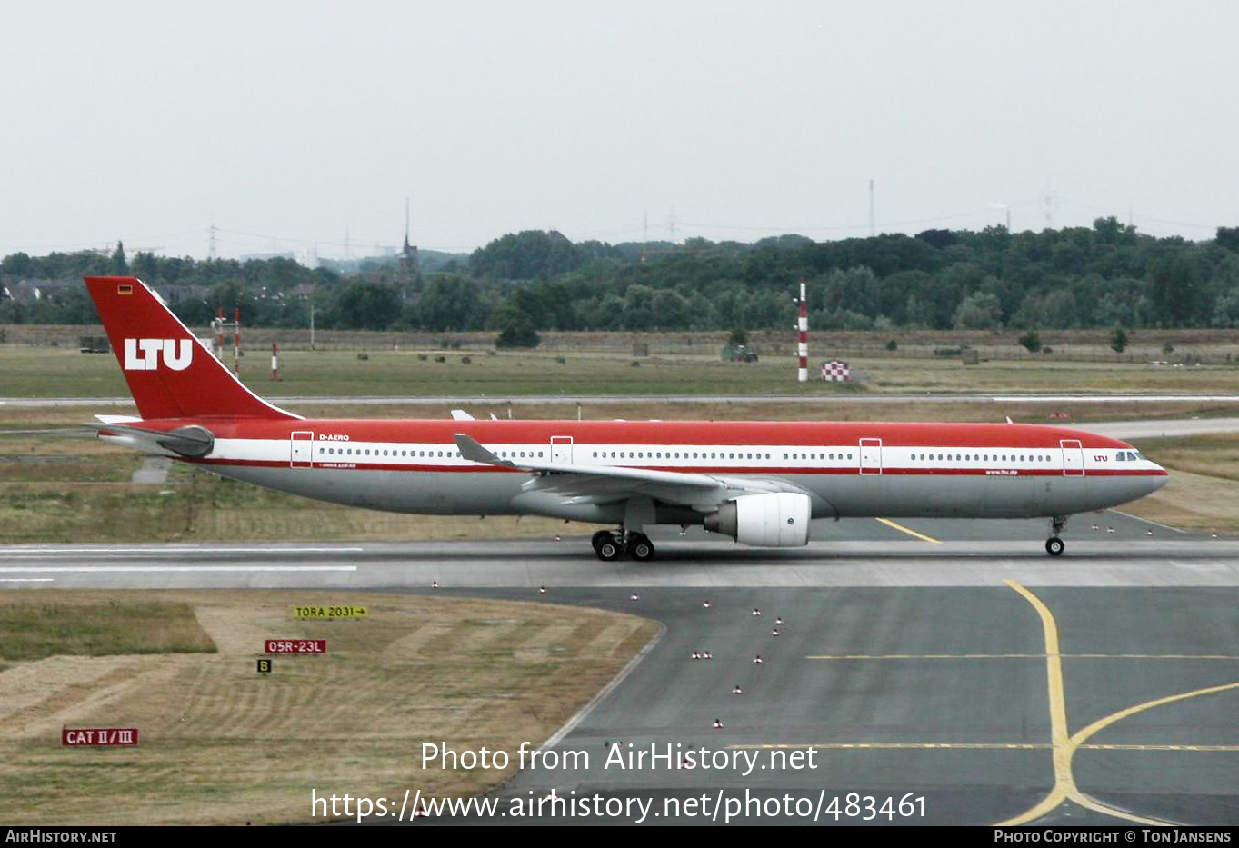 Aircraft Photo of D-AERQ | Airbus A330-322 | LTU - Lufttransport-Unternehmen | AirHistory.net #483461