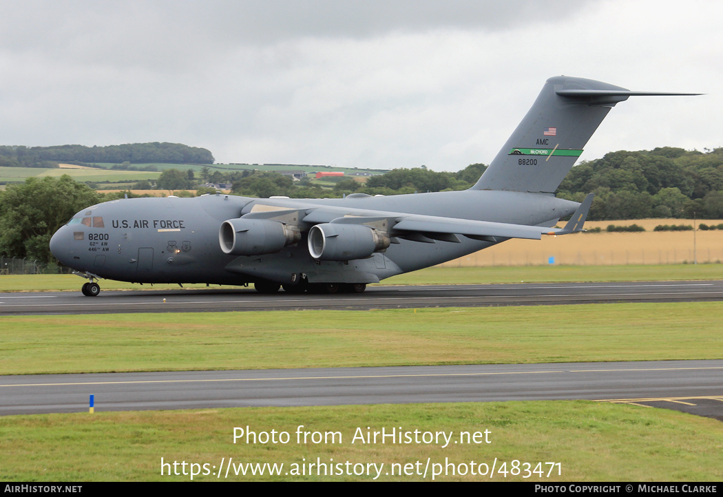 Aircraft Photo of 08-8200 / 88200 | Boeing C-17A Globemaster III | USA - Air Force | AirHistory.net #483471