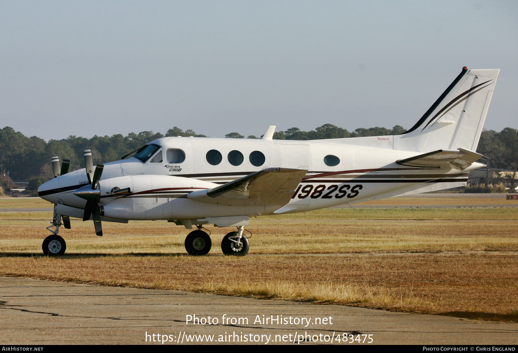 Aircraft Photo of N982SS | Raytheon C90B King Air | AirHistory.net #483475