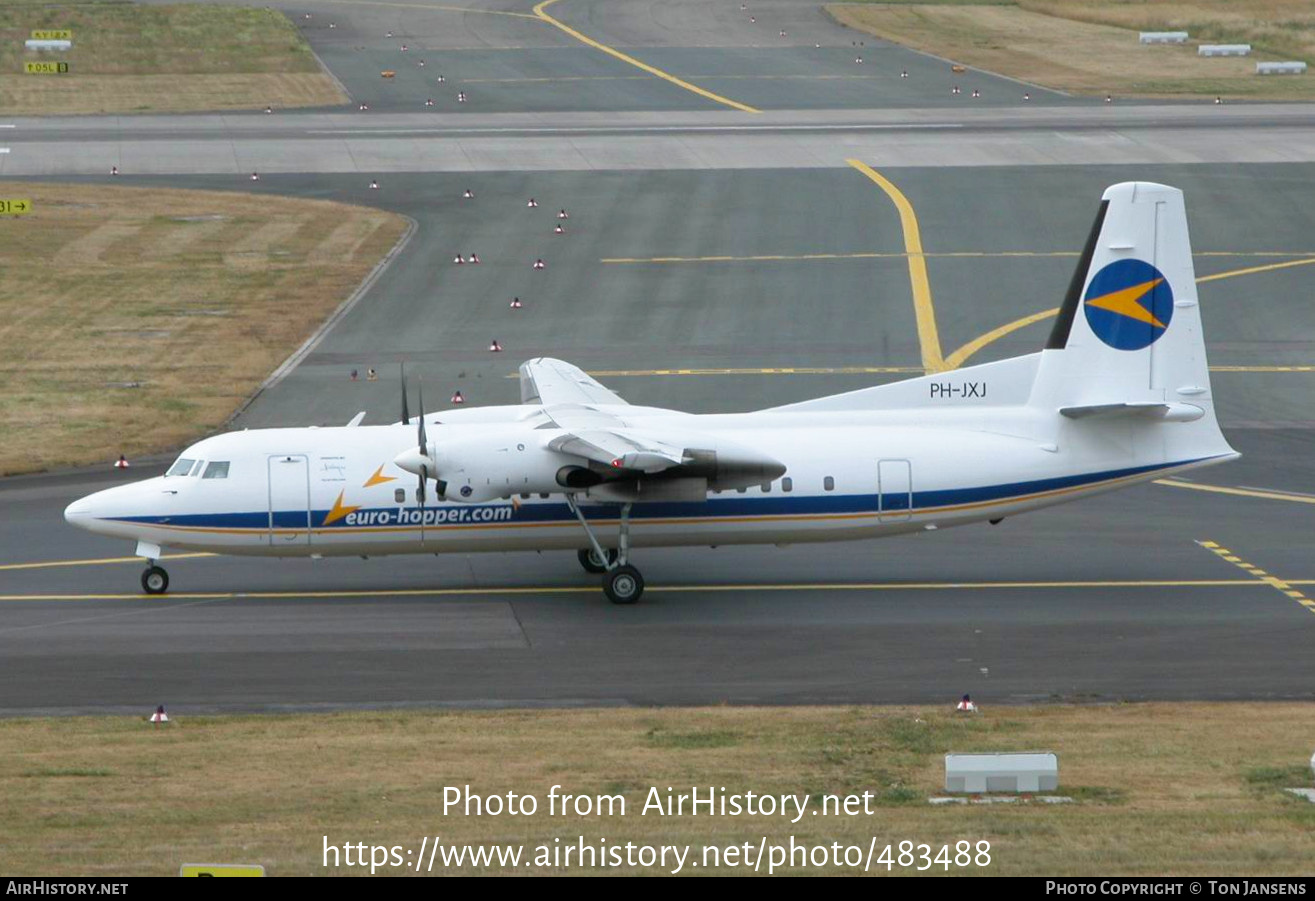 Aircraft Photo of PH-JXJ | Fokker 50 | Euro-Hopper | AirHistory.net #483488