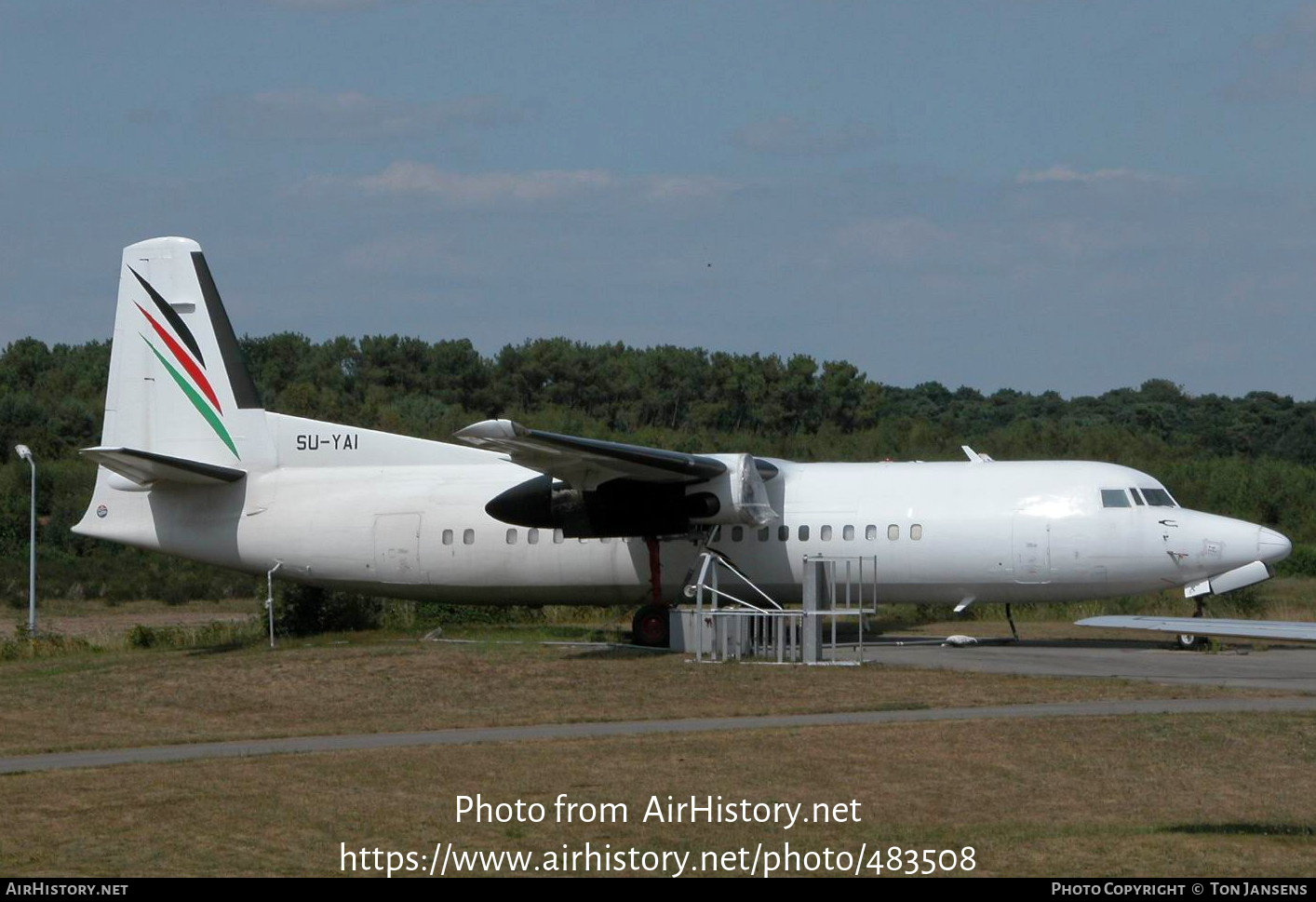 Aircraft Photo of SU-YAI | Fokker 50 | AirHistory.net #483508