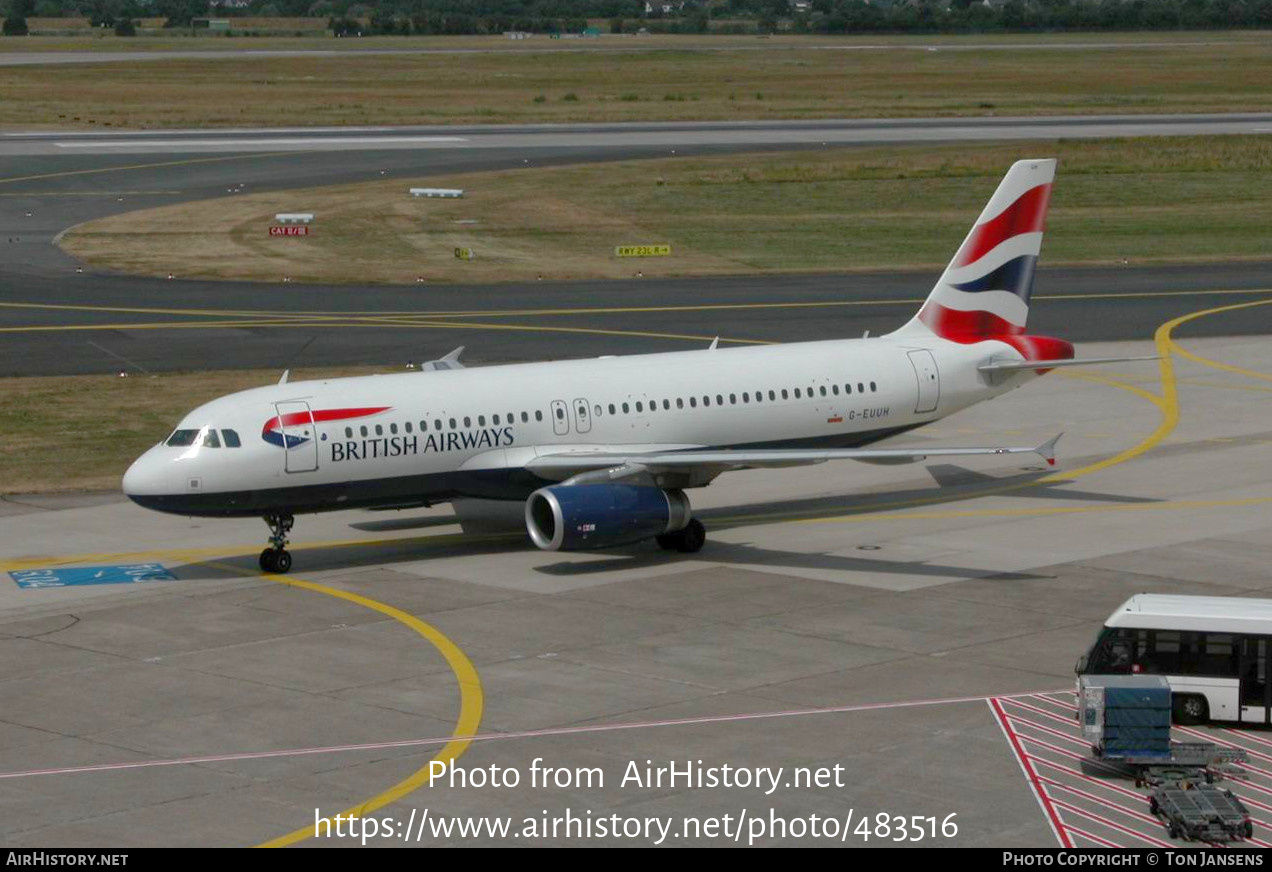 Aircraft Photo of G-EUUH | Airbus A320-232 | British Airways | AirHistory.net #483516