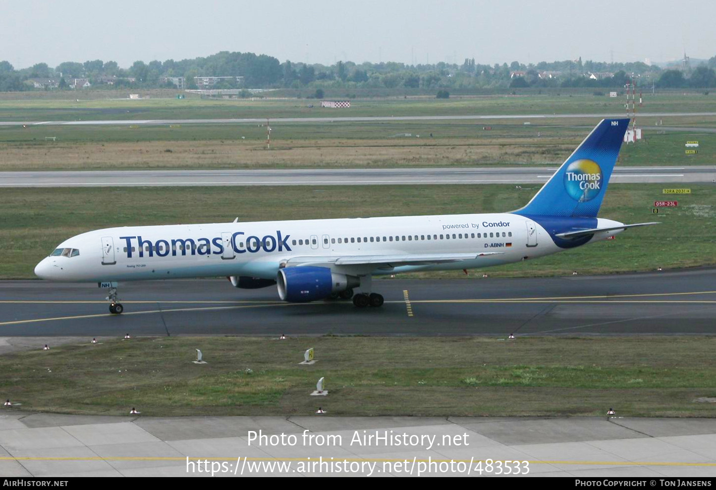 Aircraft Photo of D-ABNH | Boeing 757-230 | Thomas Cook Airlines | AirHistory.net #483533