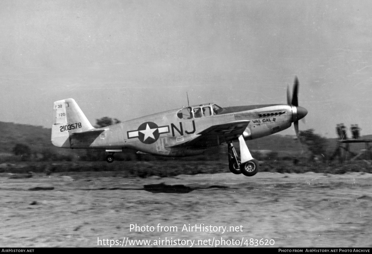 Aircraft Photo of 42-103578 / 2103578 | North American F-6C Mustang | USA - Air Force | AirHistory.net #483620