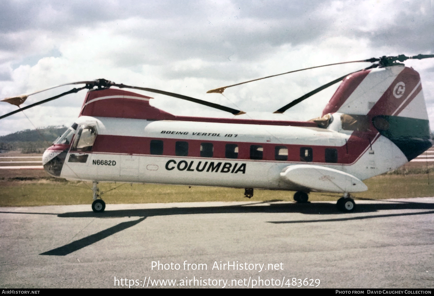 Aircraft Photo of N6682D | Boeing Vertol 107-II | Columbia Helicopters | AirHistory.net #483629