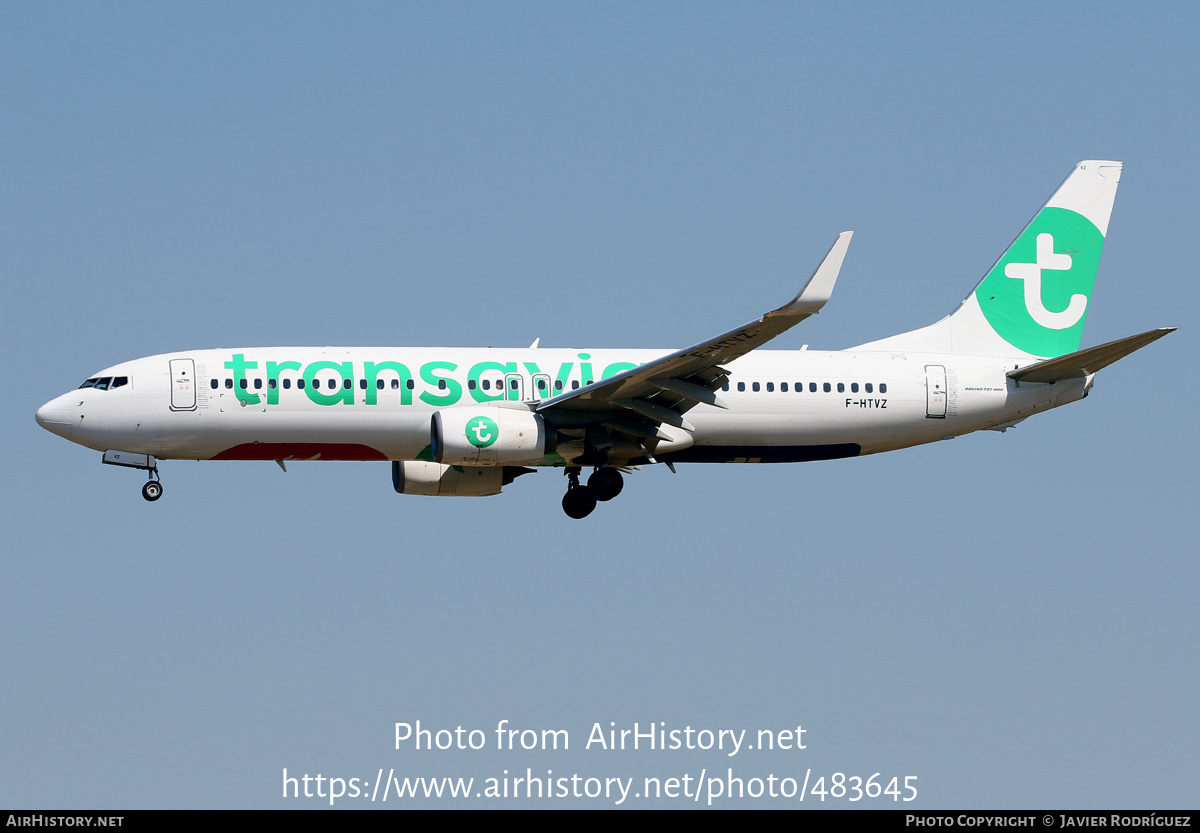 Aircraft Photo of F-HTVZ | Boeing 737-8JP | Transavia | AirHistory.net #483645