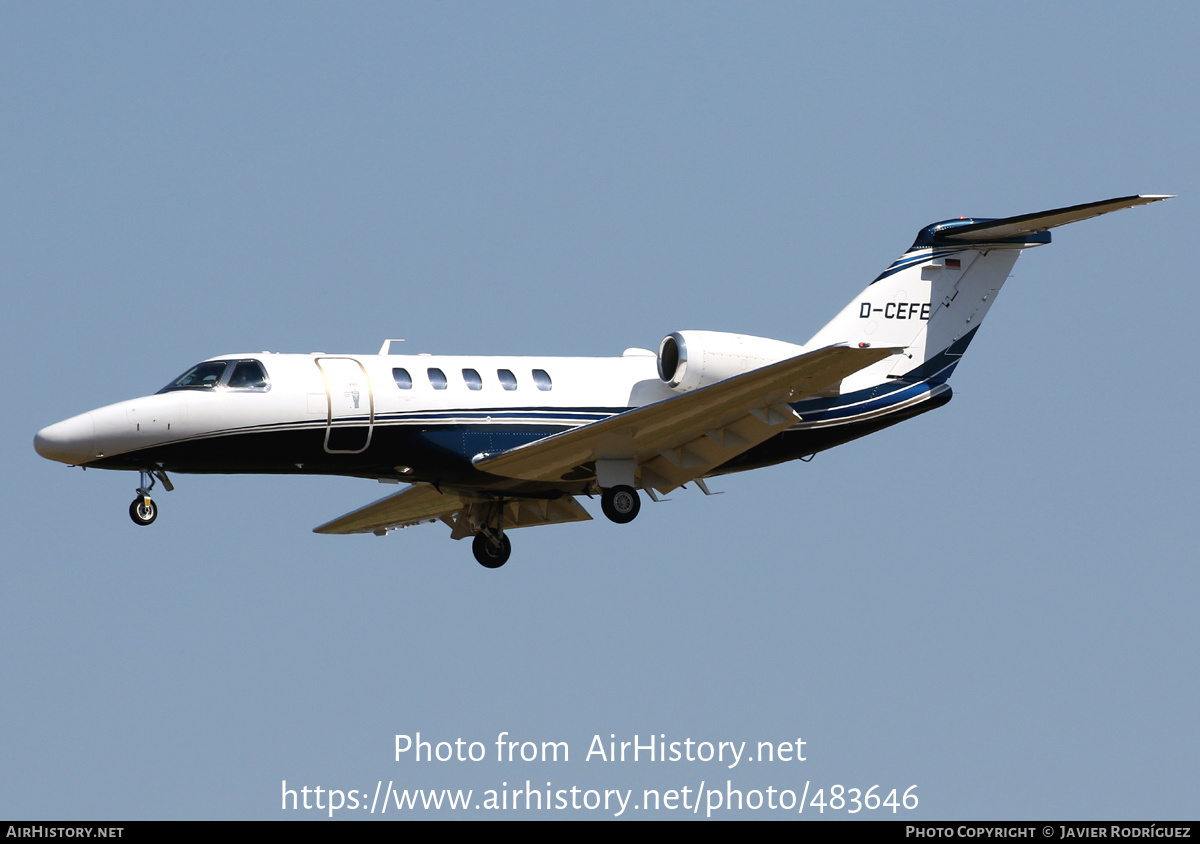 Aircraft Photo of D-CEFE | Cessna 525C CitationJet CJ4 | AirHistory.net #483646