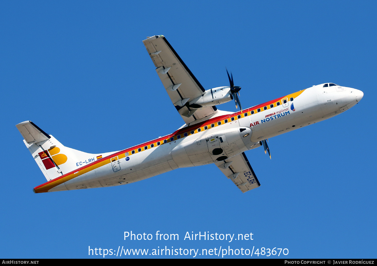 Aircraft Photo of EC-LRH | ATR ATR-72-600 (ATR-72-212A) | Iberia Regional | AirHistory.net #483670