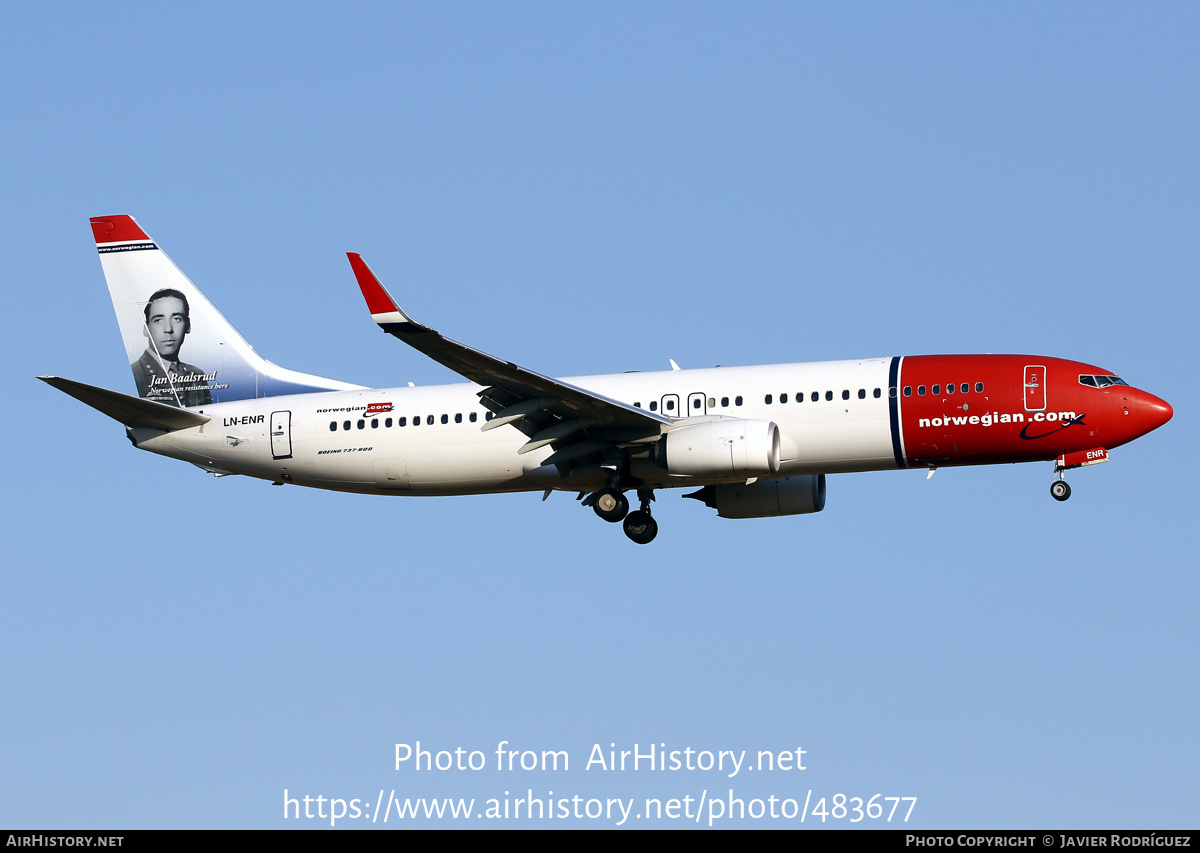 Aircraft Photo of LN-ENR | Boeing 737-800 | Norwegian | AirHistory.net #483677