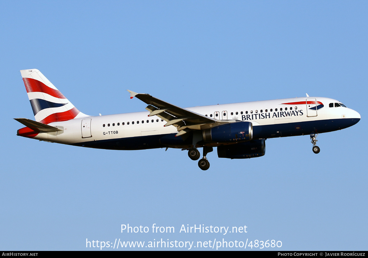 Aircraft Photo of G-TTOB | Airbus A320-232 | British Airways | AirHistory.net #483680