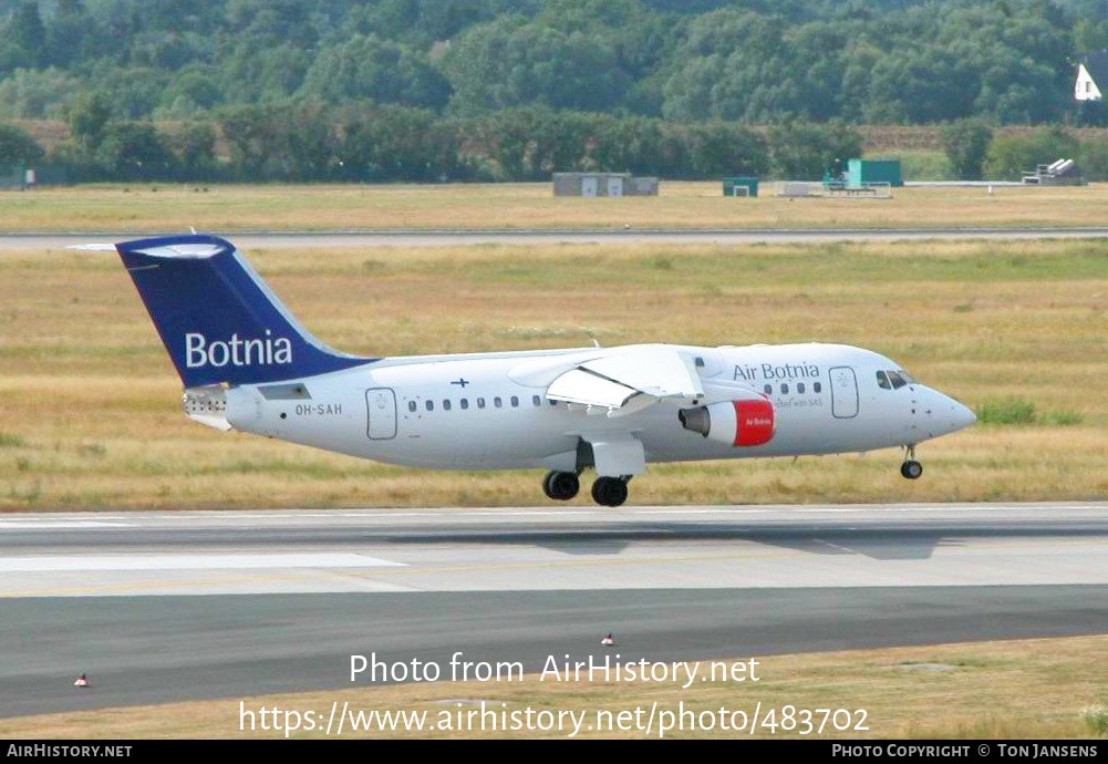 Aircraft Photo of OH-SAH | BAE Systems Avro 146-RJ85 | Air Botnia | AirHistory.net #483702