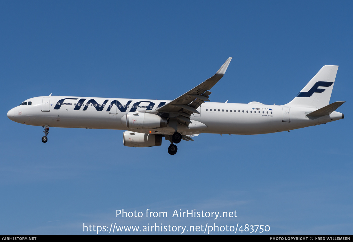 Aircraft Photo of OH-LZO | Airbus A321-231 | Finnair | AirHistory.net #483750