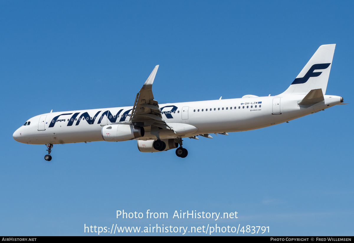 Aircraft Photo of OH-LZM | Airbus A321-231 | Finnair | AirHistory.net #483791