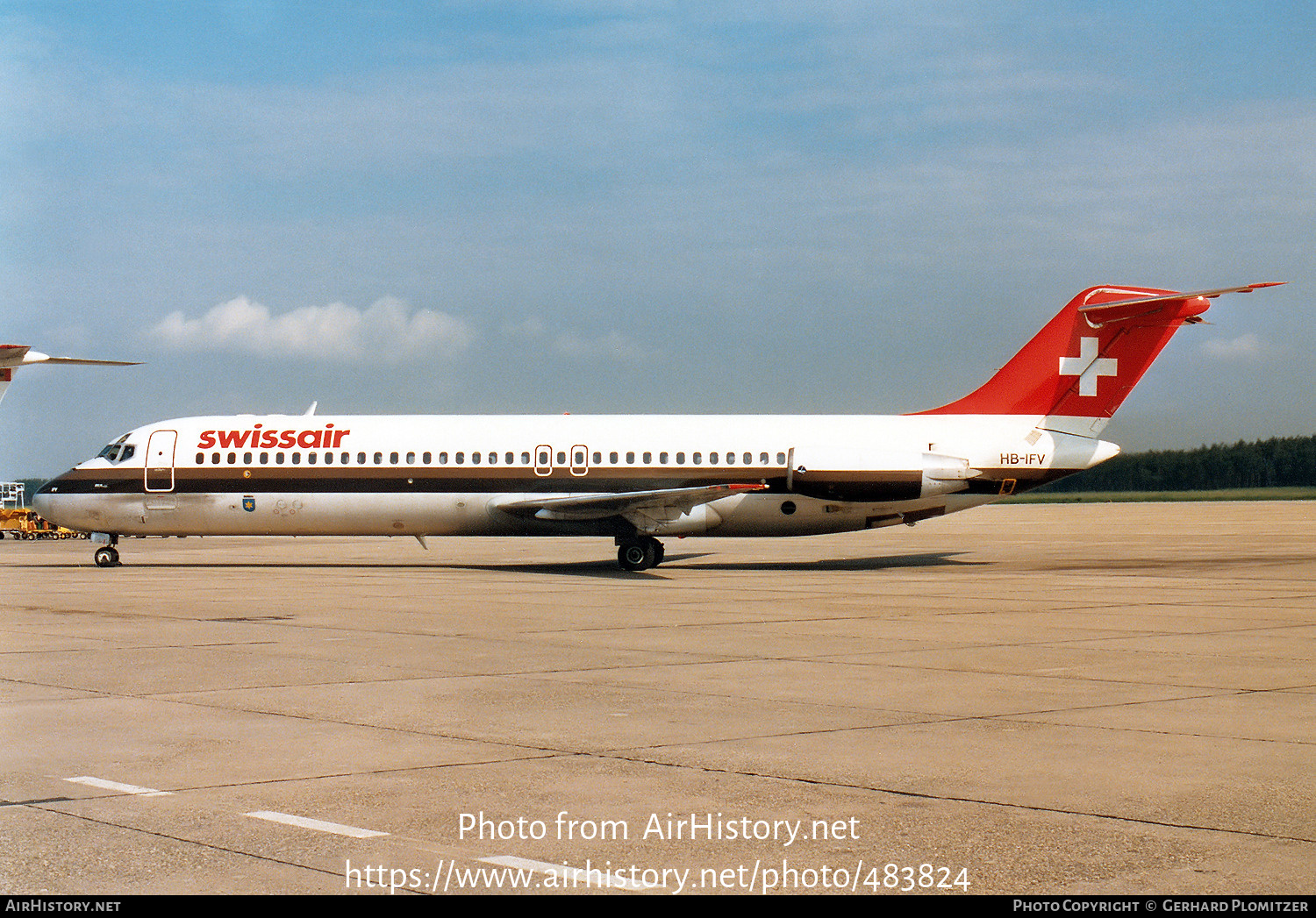 Aircraft Photo of HB-IFV | McDonnell Douglas DC-9-32 | Swissair | AirHistory.net #483824