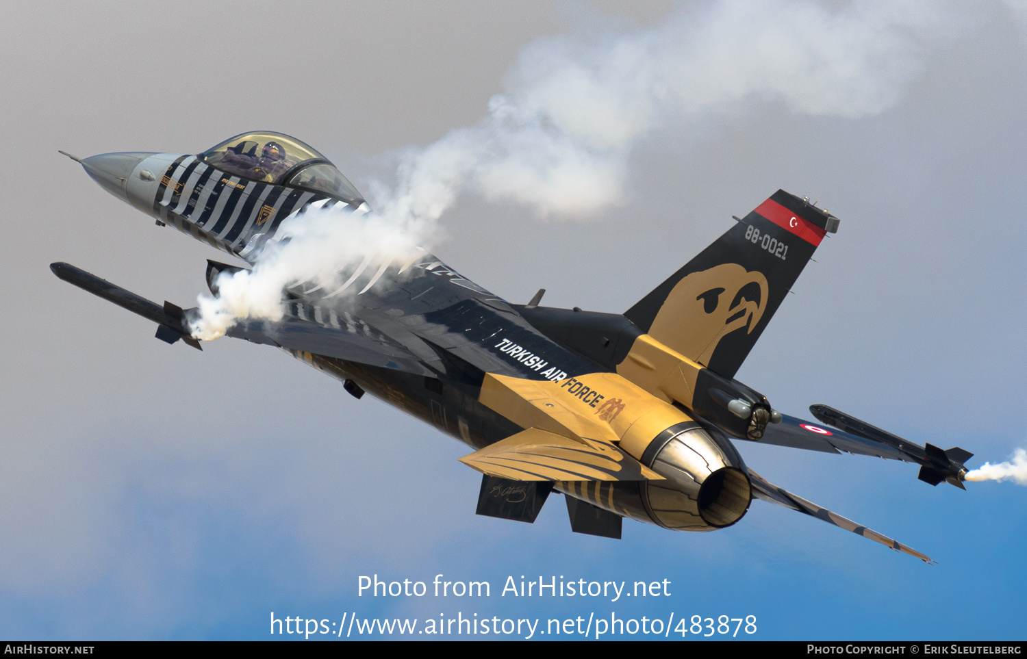 Aircraft Photo of 88-0021 | General Dynamics F-16C Fighting Falcon | Turkey - Air Force | AirHistory.net #483878