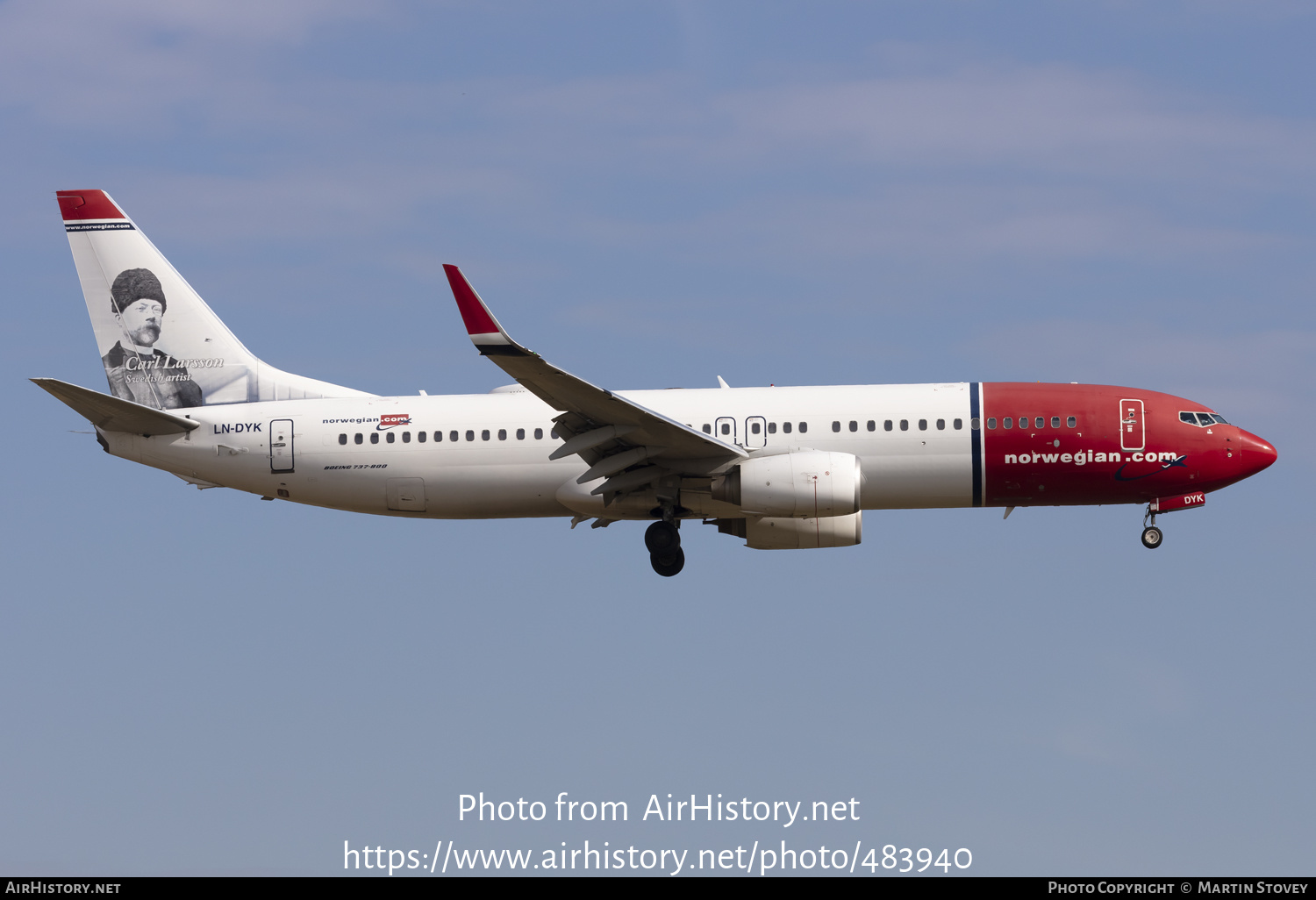 Aircraft Photo of LN-DYK | Boeing 737-8JP | Norwegian | AirHistory.net #483940