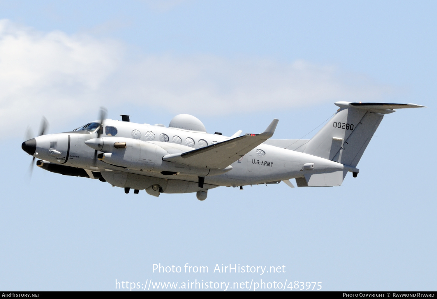 Aircraft Photo of 12-0280 / 00280 | Raytheon MC-12S Huron (350ER) | USA - Army | AirHistory.net #483975