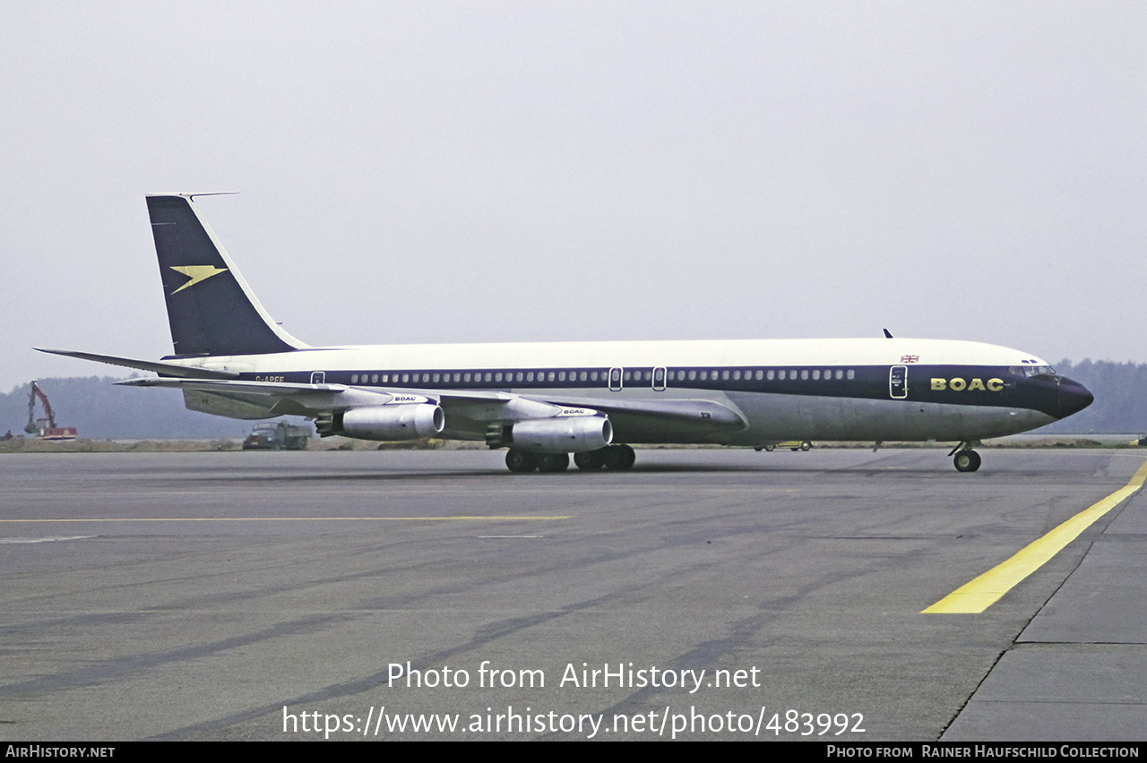 Aircraft Photo of G-APFF | Boeing 707-436 | BOAC - British Overseas Airways Corporation | AirHistory.net #483992