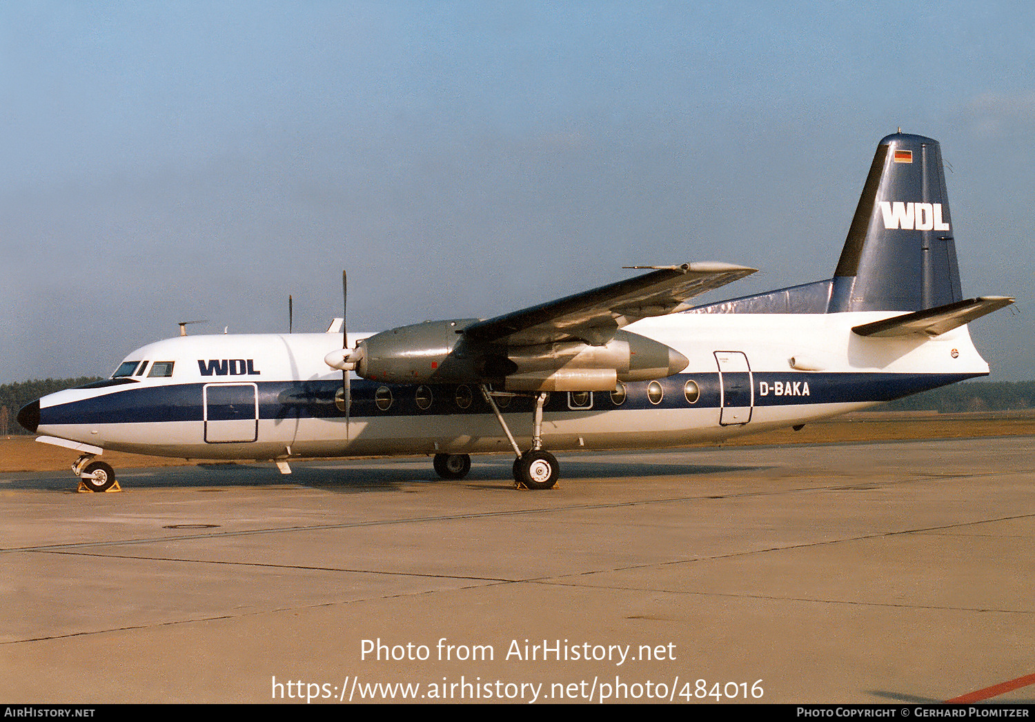 Aircraft Photo of D-BAKA | Fokker F27-100 Friendship | WDL Aviation | AirHistory.net #484016