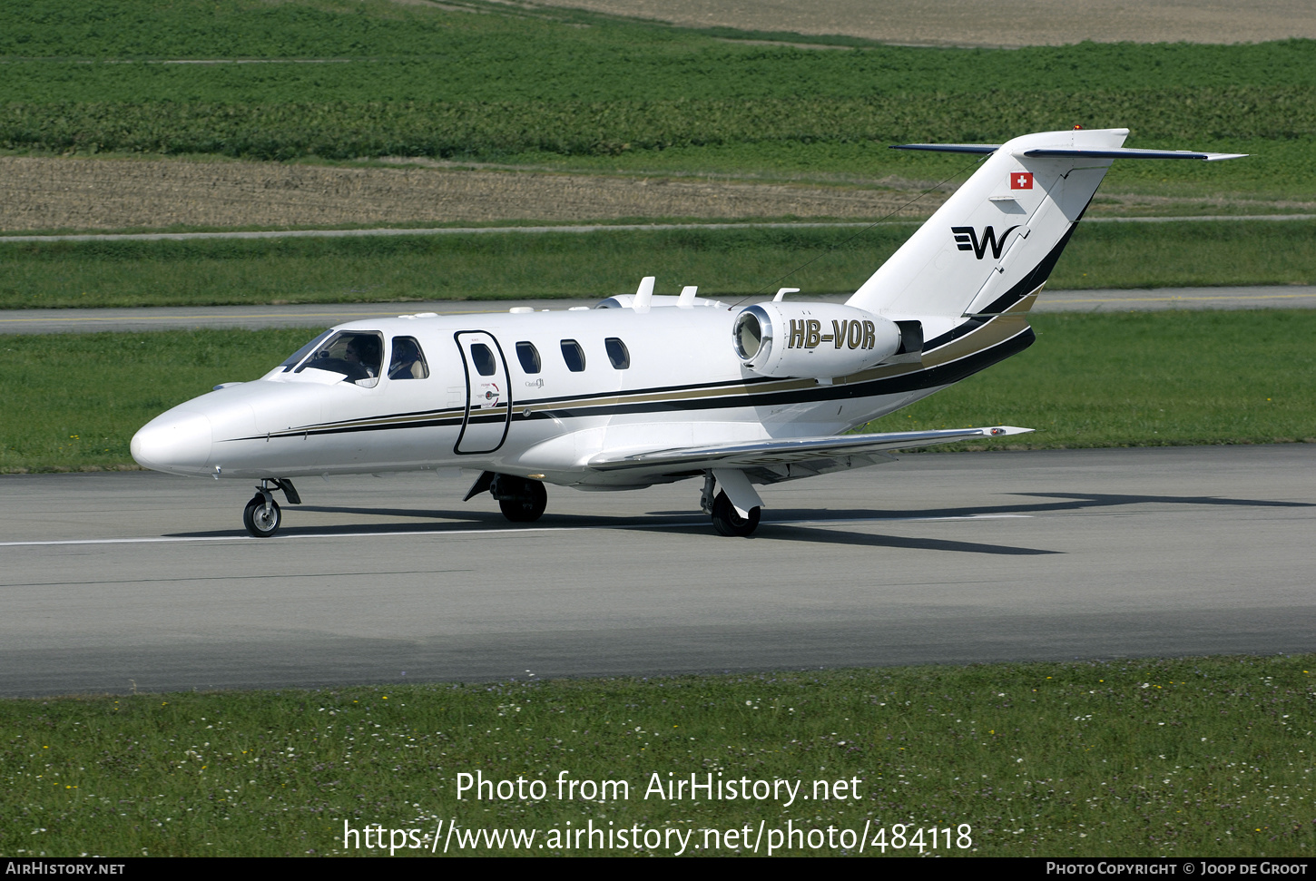 Aircraft Photo of HB-VOR | Cessna 525 CitationJet CJ1 | Speedwings Executive Jet | AirHistory.net #484118