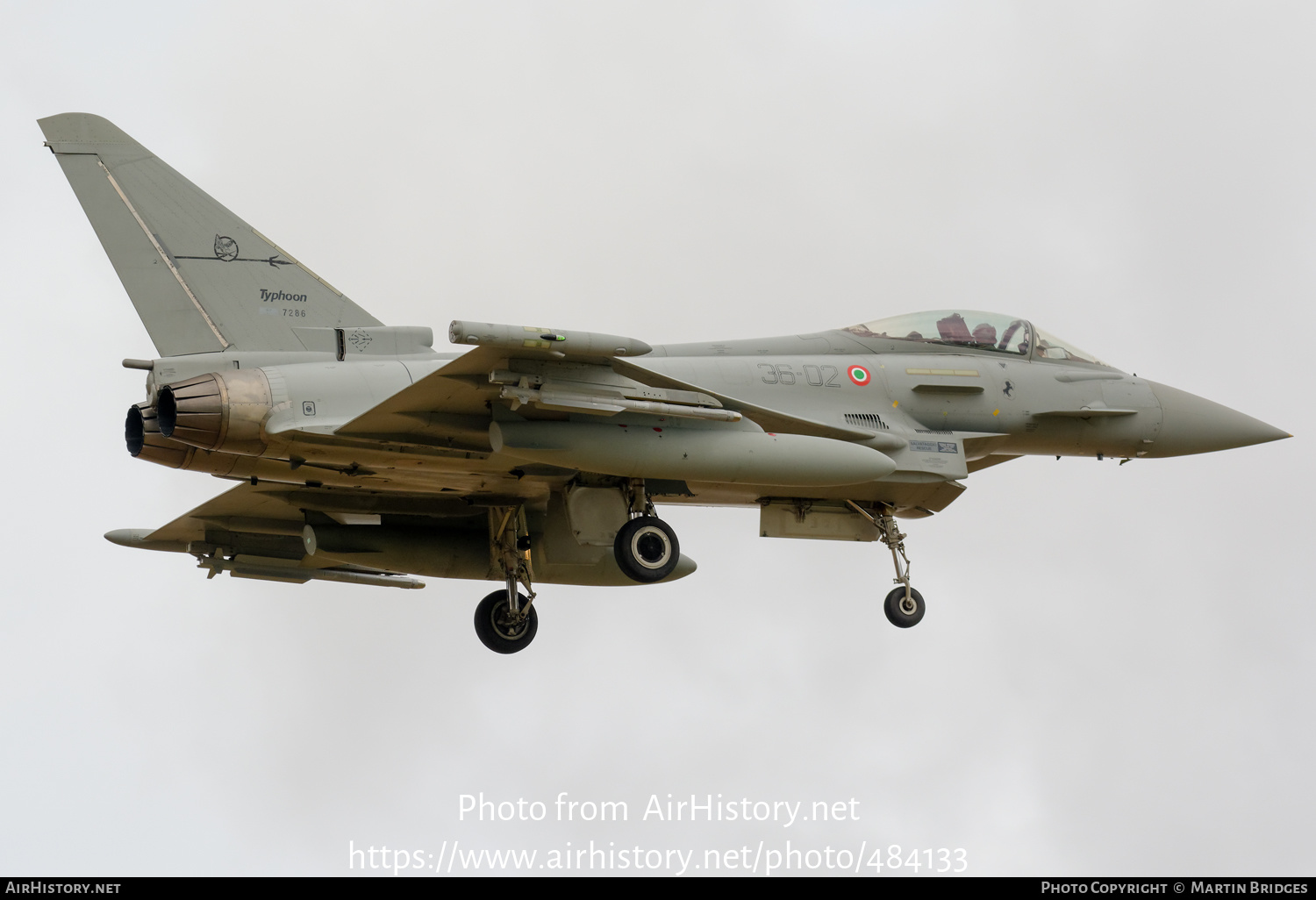 Aircraft Photo of MM7286 | Eurofighter EF-2000 Typhoon S | Italy - Air Force | AirHistory.net #484133