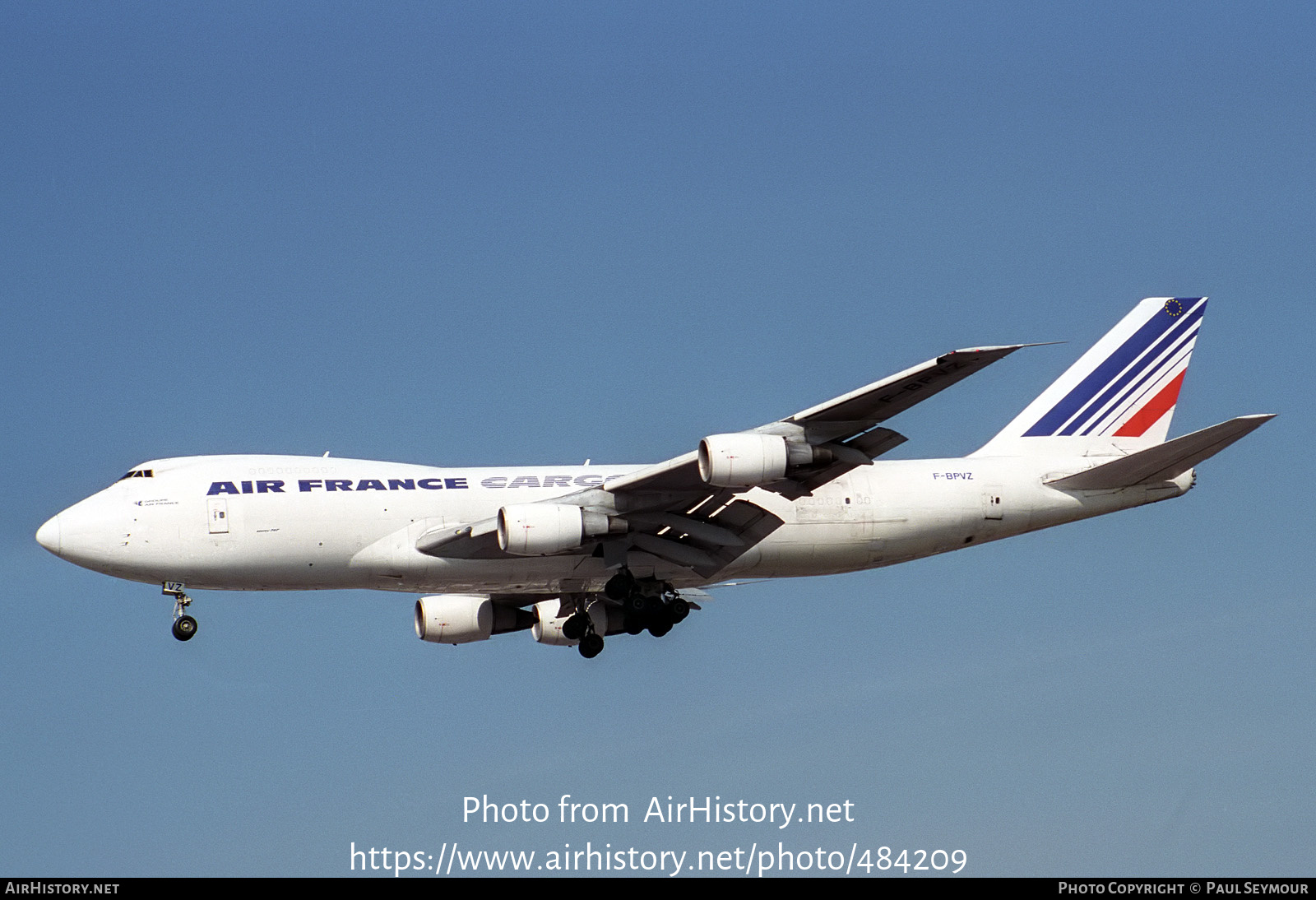 Aircraft Photo of F-BPVZ | Boeing 747-228F/SCD | Air France Cargo | AirHistory.net #484209