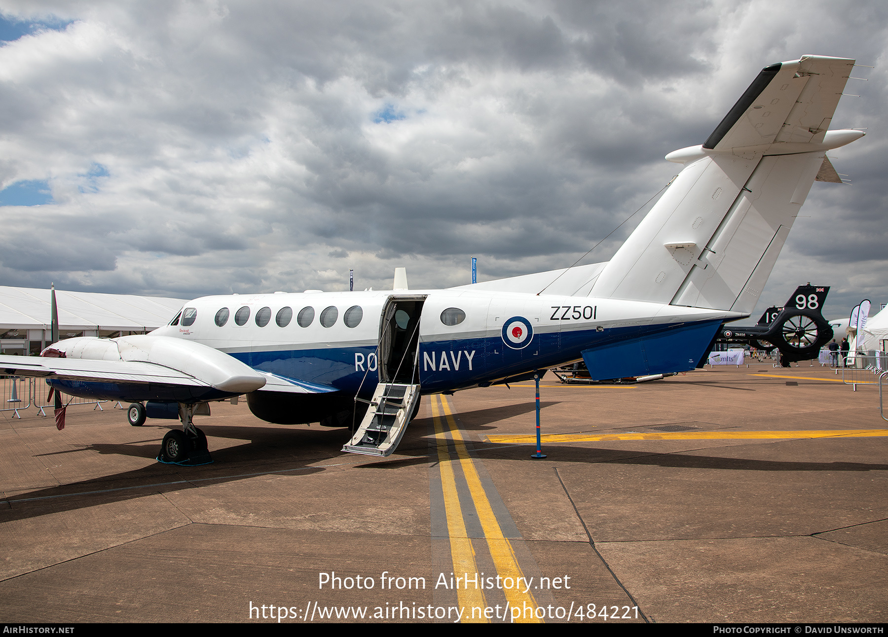 Aircraft Photo of ZZ501 | Hawker Beechcraft 350CER Avenger T1 (300C) | UK - Navy | AirHistory.net #484221