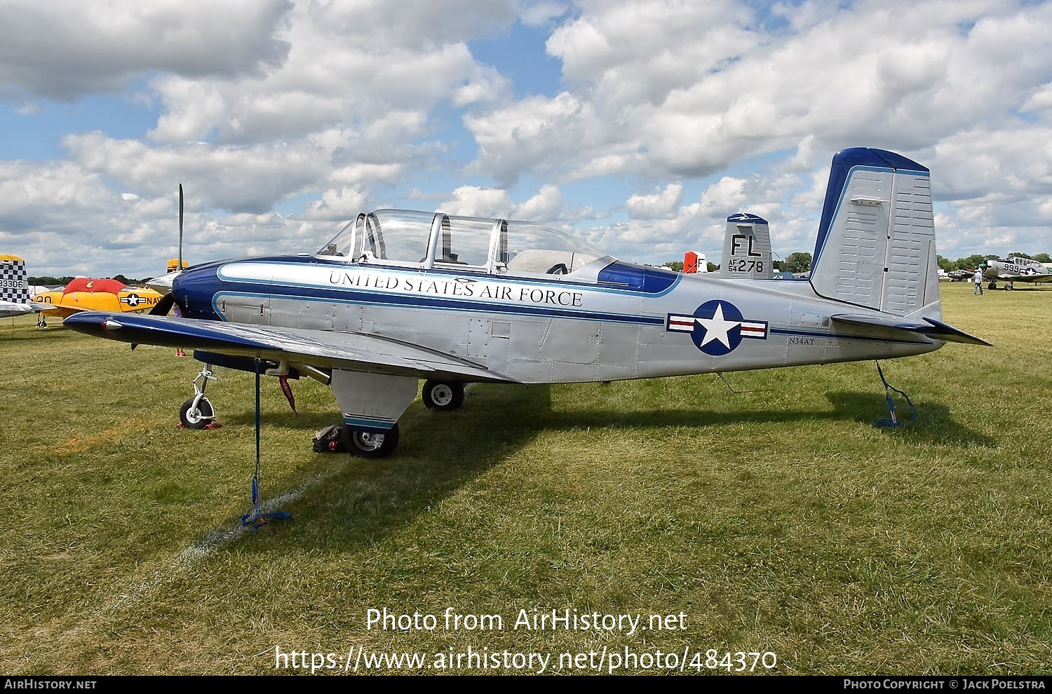 Aircraft Photo of N34AT | Beech T-34A Mentor | USA - Air Force | AirHistory.net #484370