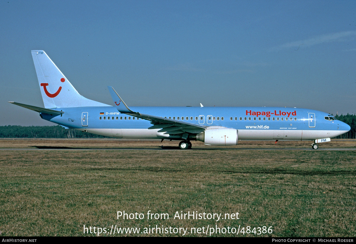 Aircraft Photo of D-AHFM | Boeing 737-8K5 | Hapag-Lloyd | AirHistory.net #484386