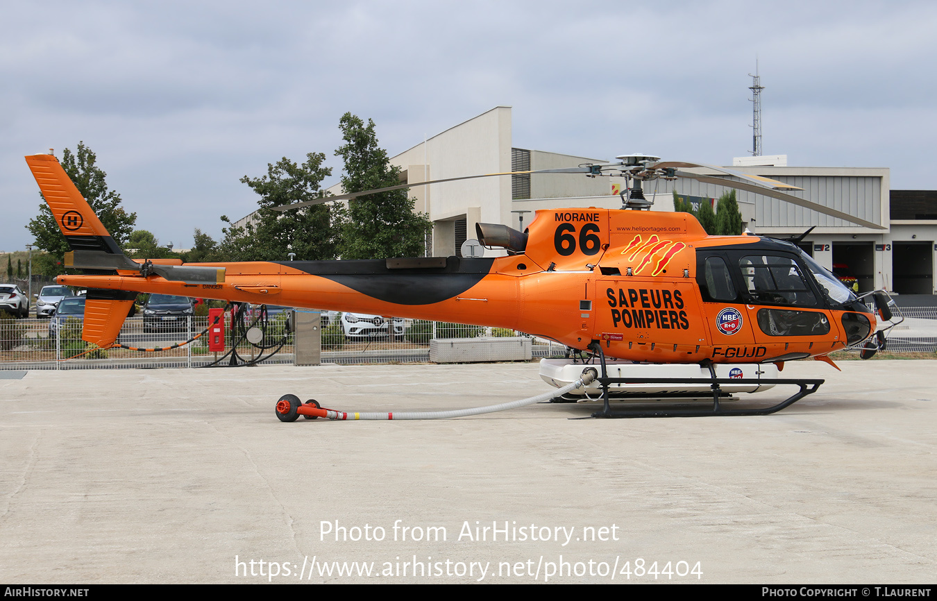 Aircraft Photo of F-GUJD | Aerospatiale AS-350B-3+ Ecureuil | HBE R+O - Hélicoptère Bombardier d'Eau | AirHistory.net #484404