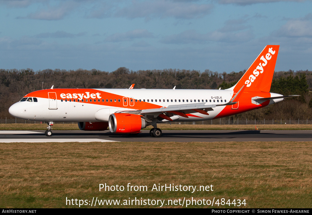 Aircraft Photo of G-UZLK | Airbus A320-251N | AirHistory.net #484434