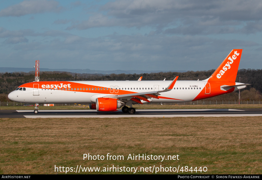 Aircraft Photo of G-UZMJ | Airbus A321-251NX | EasyJet | AirHistory.net #484440