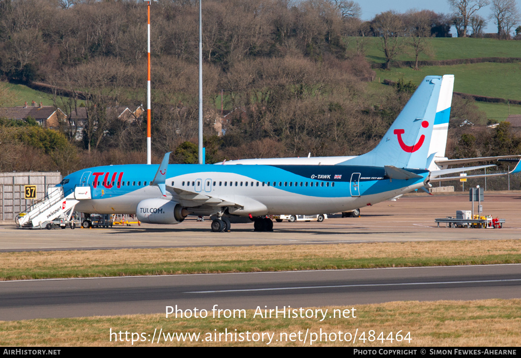 Aircraft Photo of G-TAWK | Boeing 737-8K5 | TUI | AirHistory.net #484464