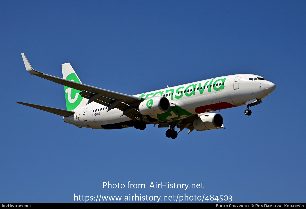 Aircraft Photo of F-GZHJ | Boeing 737-86J | Transavia | AirHistory.net #484503