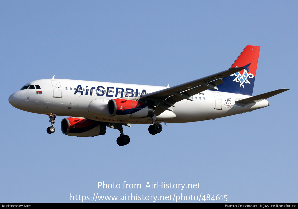 Aircraft Photo of YU-APM | Airbus A319-132 | Air Serbia | AirHistory.net #484615