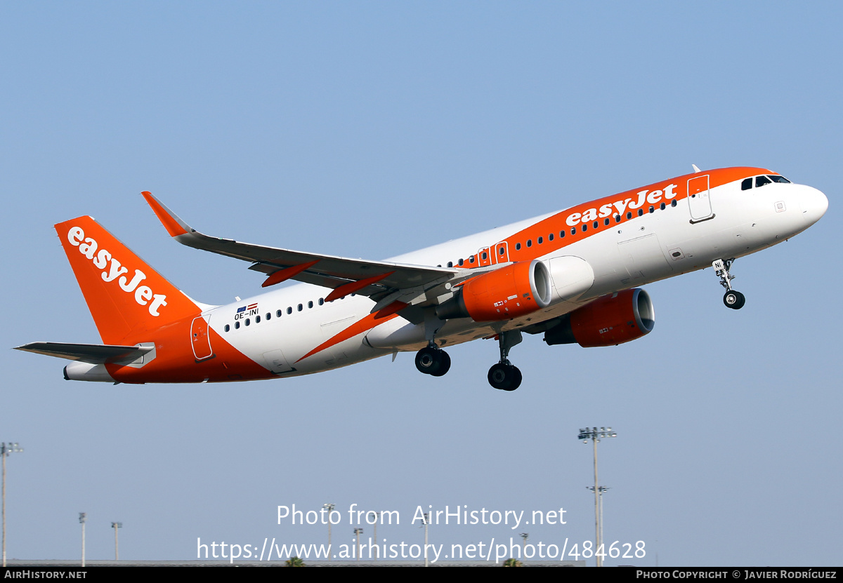 Aircraft Photo of OE-INI | Airbus A320-214 | EasyJet | AirHistory.net #484628