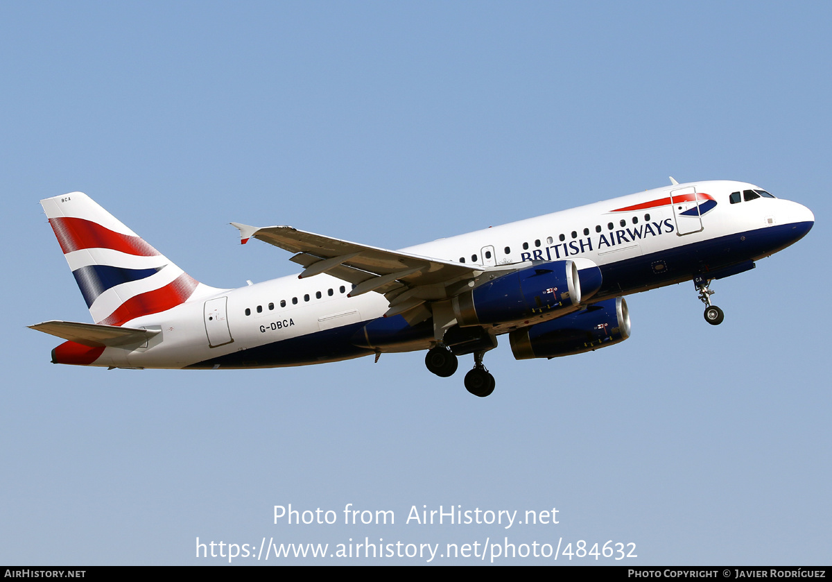 Aircraft Photo of G-DBCA | Airbus A319-131 | British Airways | AirHistory.net #484632