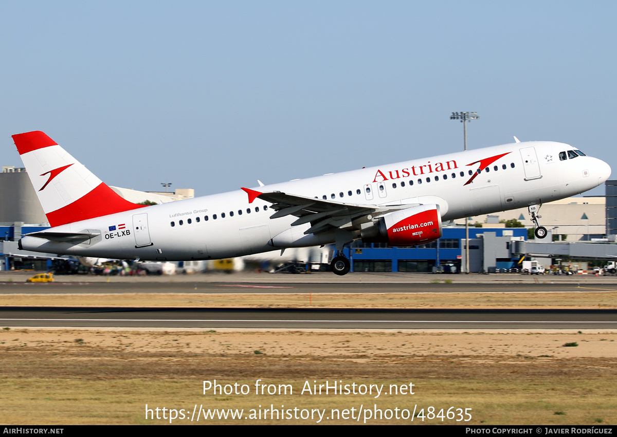 Aircraft Photo of OE-LXB | Airbus A320-216 | Austrian Airlines | AirHistory.net #484635