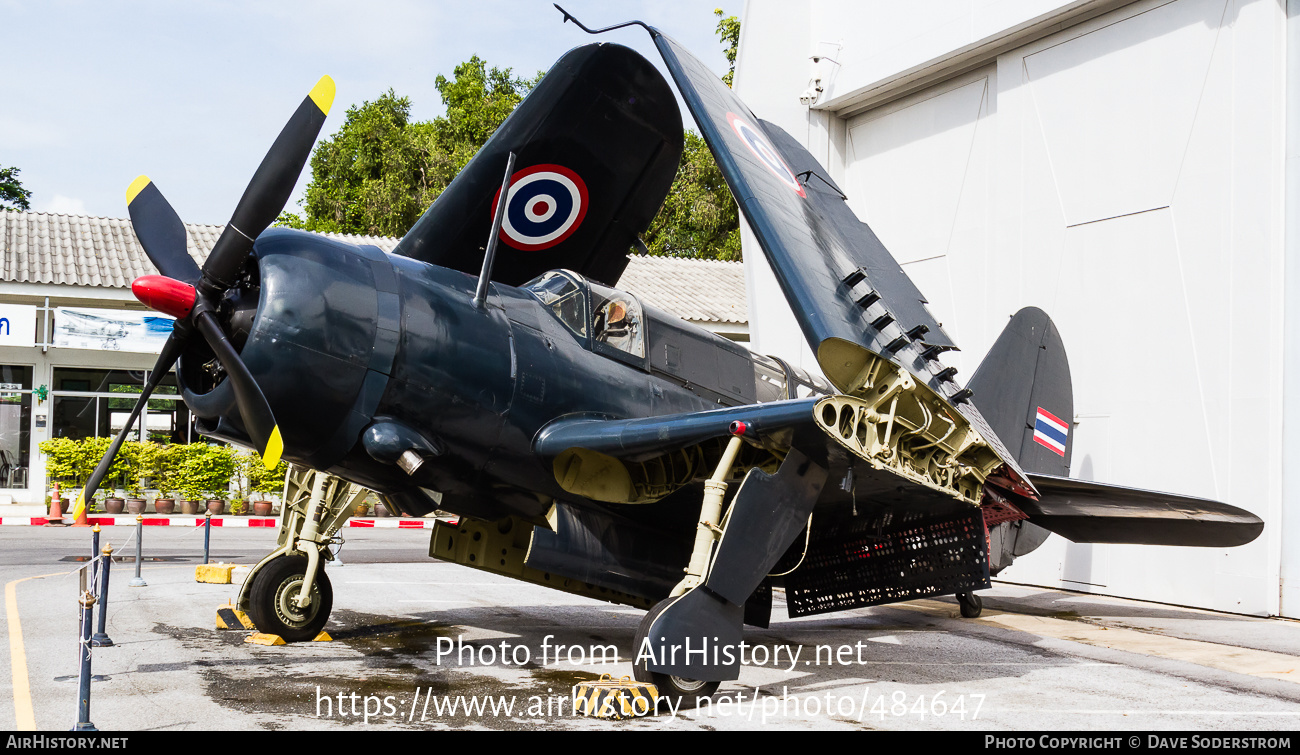 Aircraft Photo of BU83410 / J3-4/94 | Curtiss SB2C-5 Helldiver | Thailand - Air Force | AirHistory.net #484647