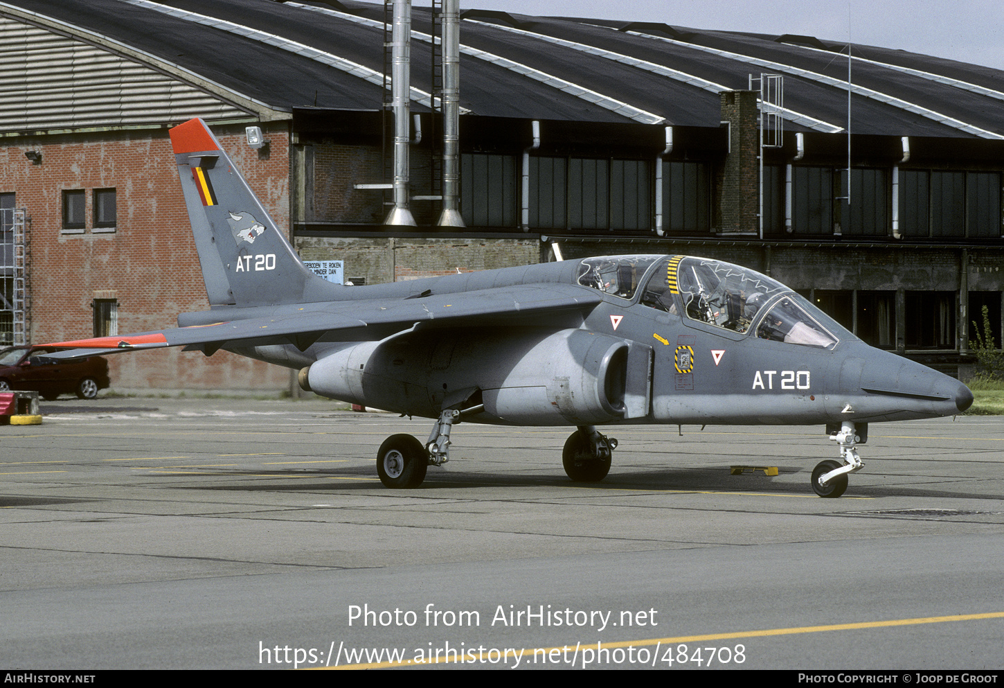 Aircraft Photo of AT20 | Dassault-Dornier Alpha Jet 1B | Belgium - Air Force | AirHistory.net #484708