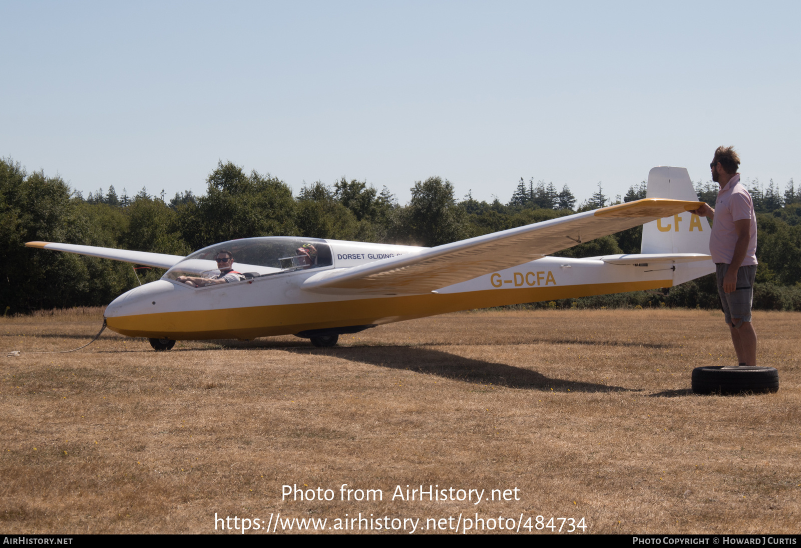 Aircraft Photo of G-DCFA | Schleicher ASK-13 | Dorset Gliding Club | AirHistory.net #484734