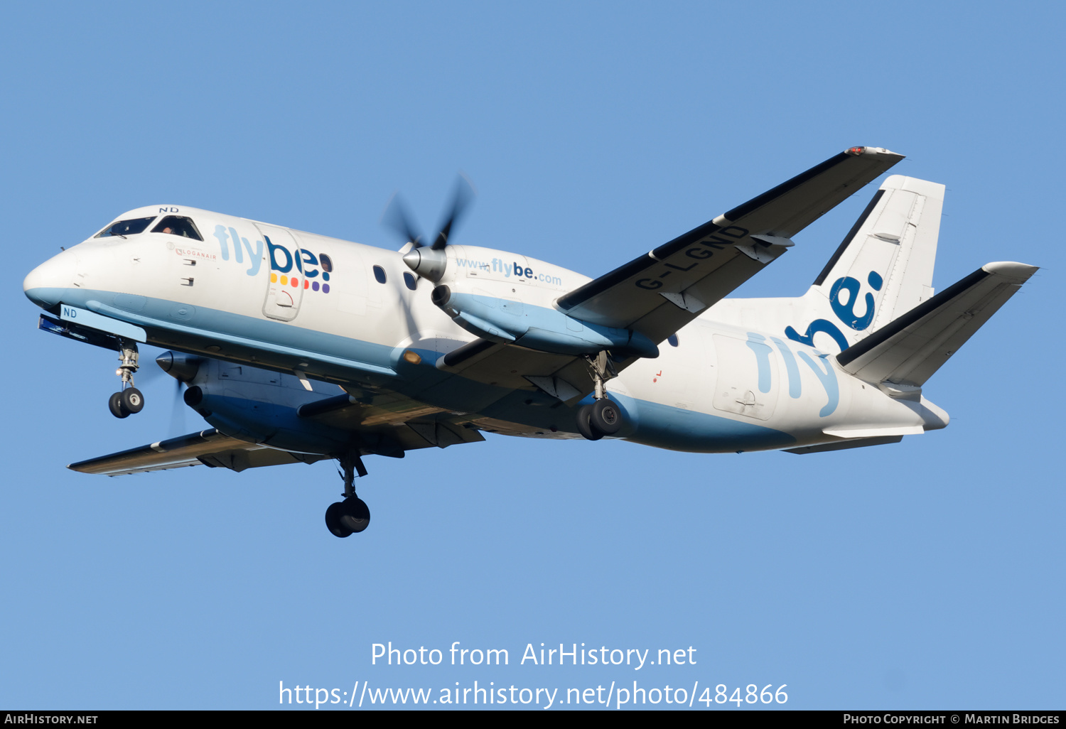 Aircraft Photo of G-LGND | Saab 340B | Flybe | AirHistory.net #484866