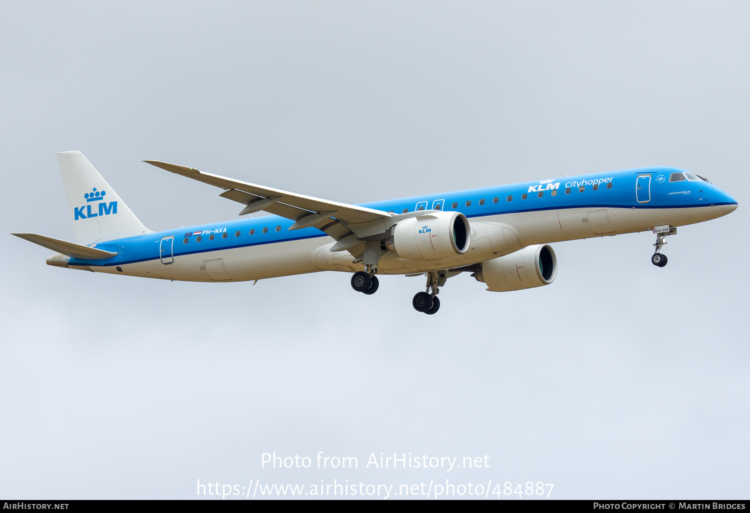 Aircraft Photo of PH-NXA | Embraer 195-E2 (ERJ-190-400) | KLM Cityhopper | AirHistory.net #484887