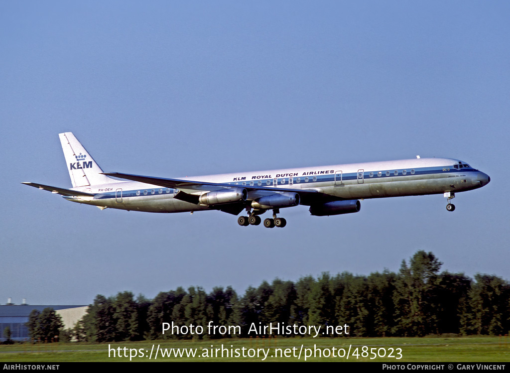 Aircraft Photo of PH-DEH | McDonnell Douglas DC-8-63 | KLM - Royal Dutch Airlines | AirHistory.net #485023